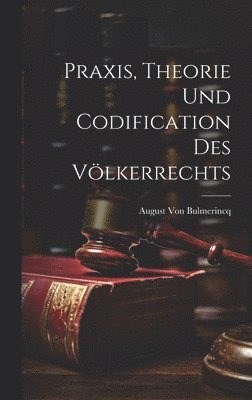 bokomslag Praxis, Theorie Und Codification Des Vlkerrechts