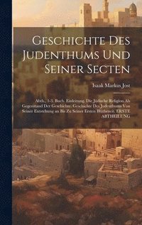 bokomslag Geschichte Des Judenthums Und Seiner Secten