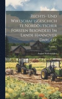 bokomslag Rechts- Und Wirtschaftsgeschichte Nordutscher Forsten Besonders Im Lande Hannover Dargest; Volume 1