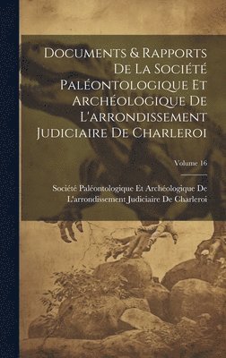 bokomslag Documents & Rapports De La Socit Palontologique Et Archologique De L'arrondissement Judiciaire De Charleroi; Volume 16