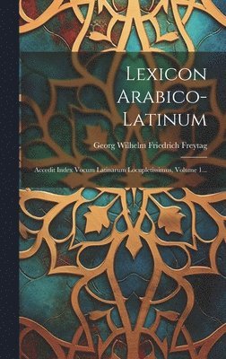 bokomslag Lexicon Arabico-latinum