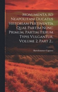bokomslag Monumenta Ad Neapolitani Ducatus Historiam Pertinentia Quae Partim Nunc Primum, Partim Iterum Typis Vulgantur, Volume 2, Part 2...