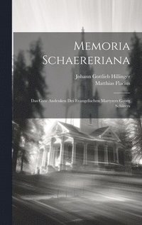 bokomslag Memoria Schaereriana