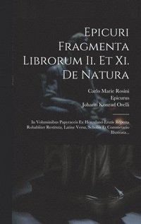 bokomslag Epicuri Fragmenta Librorum Ii. Et Xi. De Natura