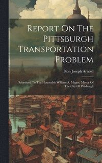bokomslag Report On The Pittsburgh Transportation Problem: Submitted To The Honorable William A. Magee, Mayor Of The City Of Pittsburgh