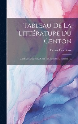 bokomslag Tableau De La Littrature Du Centon