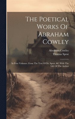 The Poetical Works Of Abraham Cowley 1