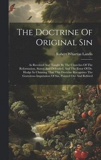 bokomslag Doctrine Of Original Sin