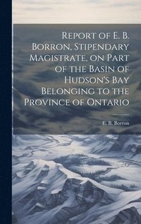 bokomslag Report of E. B. Borron, Stipendary Magistrate, on Part of the Basin of Hudson's Bay Belonging to the Province of Ontario