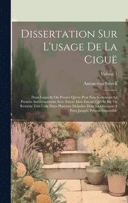 bokomslag Dissertation Sur L'usage De La Cigu