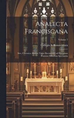 Analecta Franciscana 1