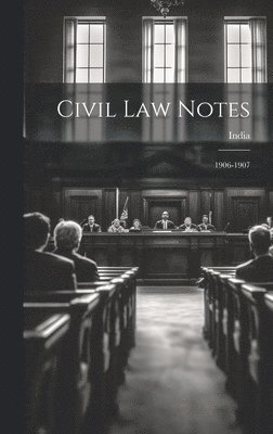 bokomslag Civil Law Notes