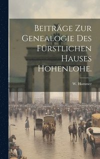 bokomslag Beitrge zur Genealogie des Frstlichen Hauses Hohenlohe.