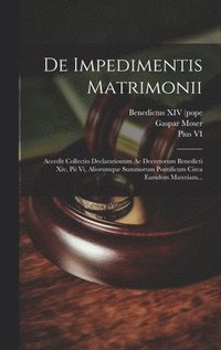 bokomslag De Impedimentis Matrimonii: Accedit Collectio Declarationum Ac Decretorum Benedicti Xiv, Pii Vi, Aliorumque Summorum Pontificum Circa Eamdem Materiam.