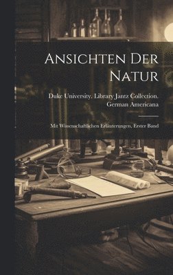 bokomslag Ansichten Der Natur