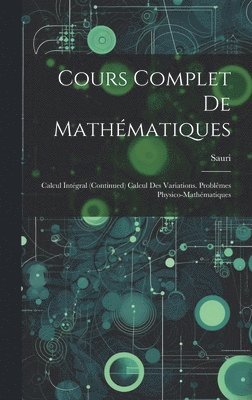 bokomslag Cours Complet De Mathmatiques