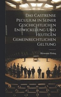 bokomslag Das Castrense Peculium in Seiner Geschichtlichen Entwickelung Und Heutigen Gemeinrechtlichen Geltung