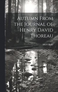 bokomslag Autumn From the Journal of Henry David Thoreau