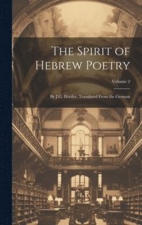 bokomslag Spirit of Hebrew Poetry