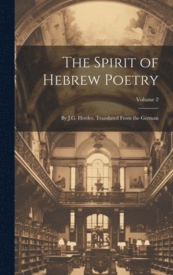 bokomslag Spirit of Hebrew Poetry