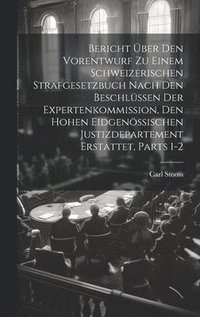 bokomslag Bericht Über Den Vorentwurf Zu Einem Schweizerischen Strafgesetzbuch Nach Den Beschlüssen Der Expertenkommission, Den Hohen Eidgenössischen Justizdepartement Erstattet, Parts 1-2