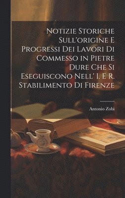 bokomslag Notizie Storiche Sull'origine E Progressi Dei Lavori Di Commesso in Pietre Dure Che Si Eseguiscono Nell' I. E R. Stabilimento Di Firenze