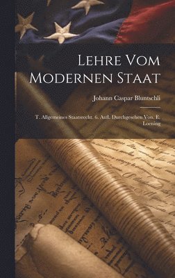 bokomslag Lehre Vom Modernen Staat