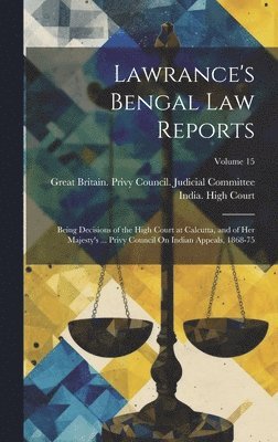 Lawrance's Bengal Law Reports 1