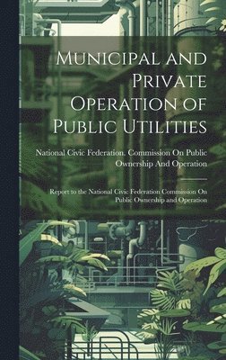 Municipal and Private Operation of Public Utilities 1