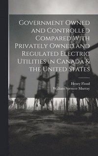 bokomslag Government Owned and Controlled Compared With Privately Owned and Regulated Electric Utilities in Canada & the United States