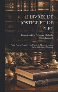 bokomslag Li Livres De Jostice Et De Plet