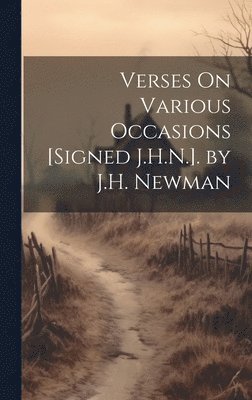 bokomslag Verses On Various Occasions [Signed J.H.N.]. by J.H. Newman