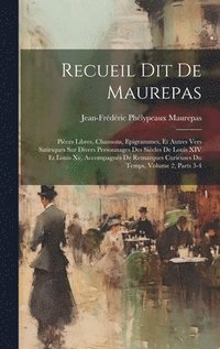 bokomslag Recueil Dit De Maurepas