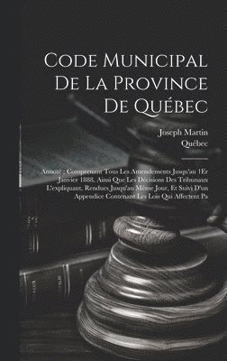 Code Municipal De La Province De Qubec 1