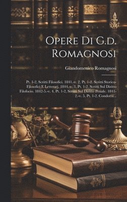 bokomslag Opere Di G.d. Romagnosi