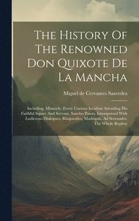 bokomslag The History Of The Renowned Don Quixote De La Mancha