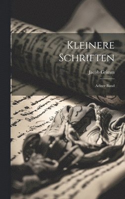 bokomslag Kleinere Schriften