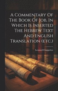 bokomslag A Commentary Of The Book Of Job, In Which Is Inserted The Hebrew Text And English Translation (etc.)