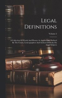 bokomslag Legal Definitions