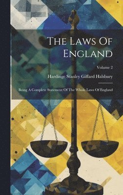 bokomslag Laws Of England