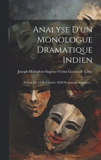 bokomslag Analyse D'un Monologue Dramatique Indien