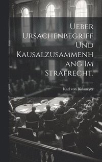 bokomslag Ueber Ursachenbegriff und Kausalzusammenhang im Strafrecht.