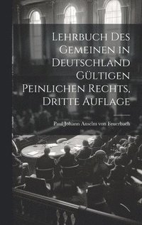 bokomslag Lehrbuch des Gemeinen in Deutschland Gltigen Peinlichen Rechts, dritte Auflage
