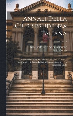 Annali Della Giurisprudenza Italiana 1