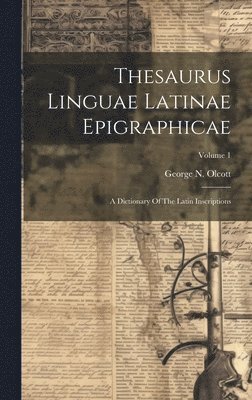 Thesaurus Linguae Latinae Epigraphicae 1