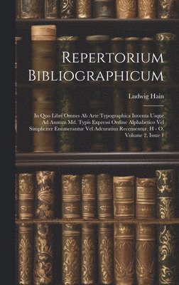 bokomslag Repertorium Bibliographicum