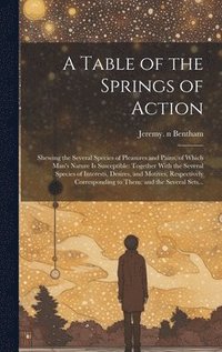 bokomslag Table of the Springs of Action