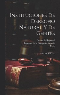 bokomslag Instituciones De Derecho Natural Y De Gentes