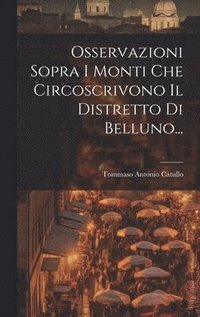 bokomslag Osservazioni Sopra I Monti Che Circoscrivono Il Distretto Di Belluno...