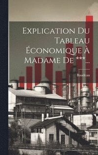 bokomslag Explication Du Tableau conomique  Madame De ***...